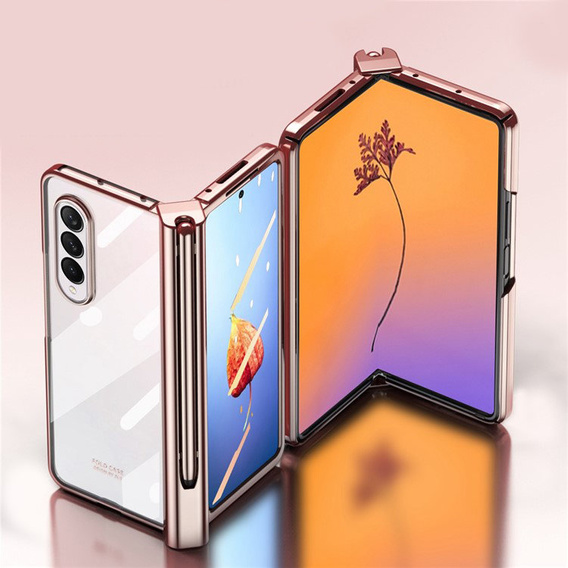 Чохол Clever Design для Samsung Galaxy Z Fold 4 5G, рожеве золото 