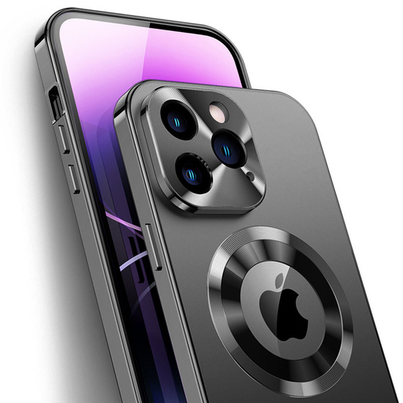 Чехол для iPhone 12 Pro, Dual Glass, для Magsafe, чёрный