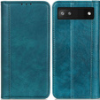 Чoхол до Google Pixel 7a, Wallet Litchi Leather, зелений