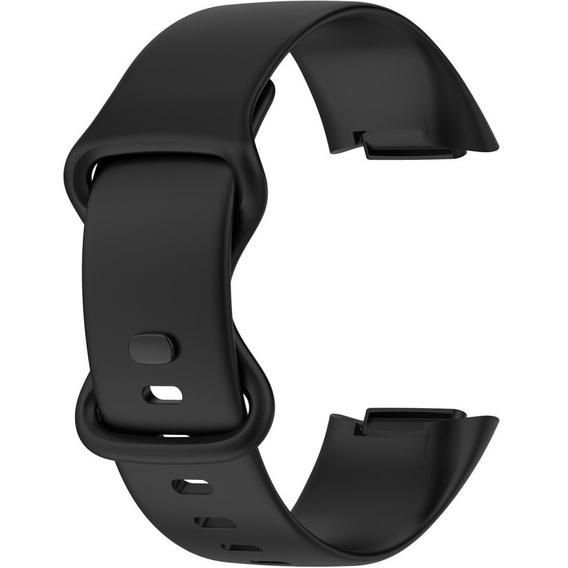 Резиновый браслет Softband для  Fitbit Charge 5 - Black