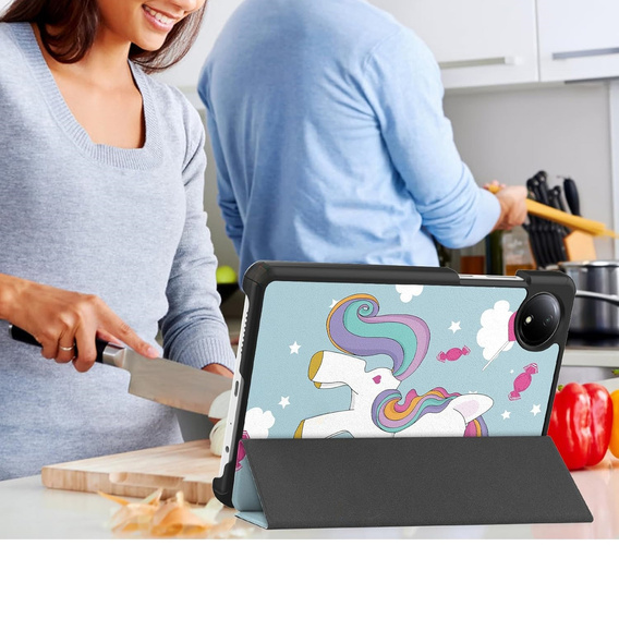 Чохол для Xiaomi Redmi Pad SE 8.7, Smartcase, unicorn