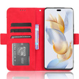 Футляр з клапаном для Honor 90, Card Slot, червоний