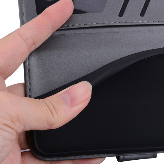 Чoхол Wallet до Xiaomi Redmi 9A, Teddy, Grey