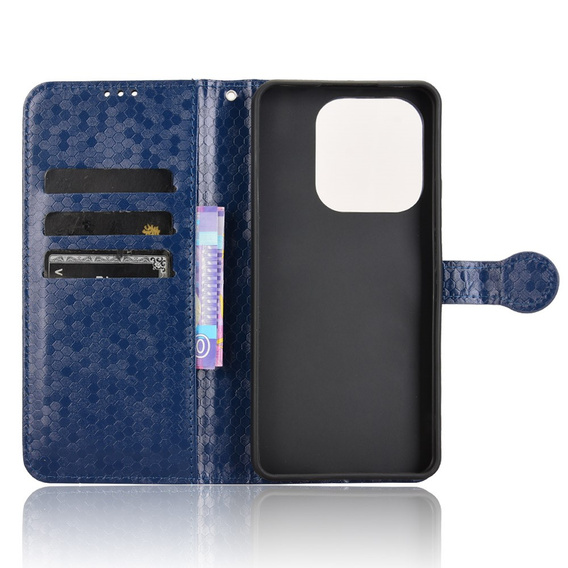 Чохол-фліп для Xiaomi Redmi Note 14 4G, Wallet Rhombus, м'яти