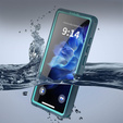 Водонепроницаемый чехол для Samsung Galaxy S25 Ultra, Redpepper, для MagSafe, синий