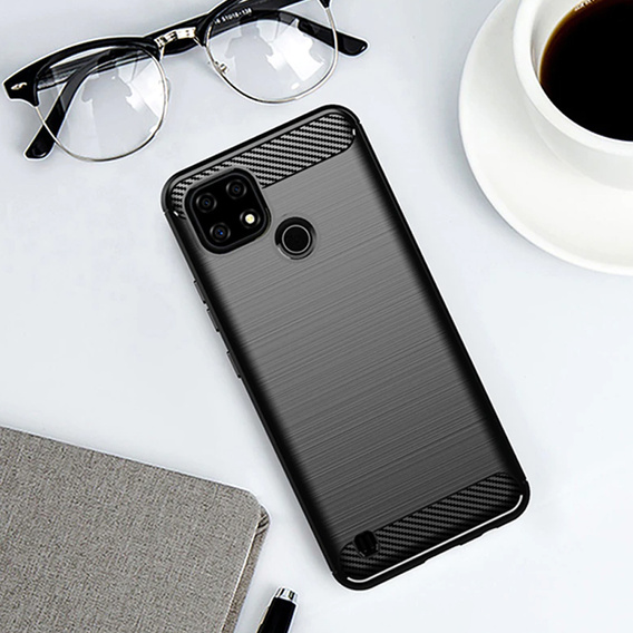 Чoхол до Realme C21, Carbon, чорний