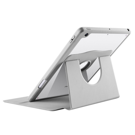 Чехол для iPad 10.2" 2021/2020/2019 (9/8/7 gen.), с местом для стилуса, поворачивающийся на 360°, серый