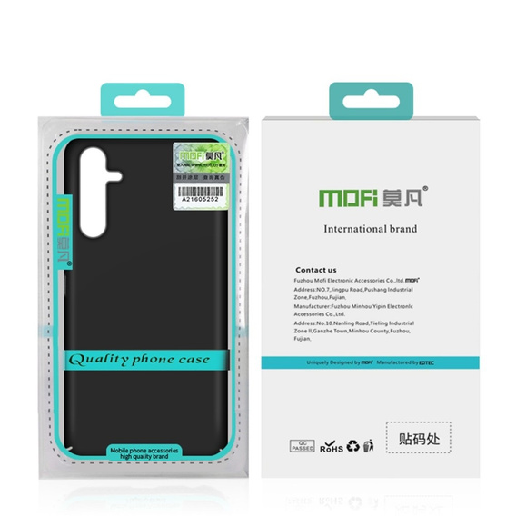 чехол MOFI для Samsung Galaxy A54 5G, тонкий, чёрный