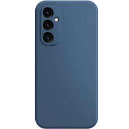 Чехол для Samsung Galaxy A15, Silicone Lite, темно-синий + 9H стекло