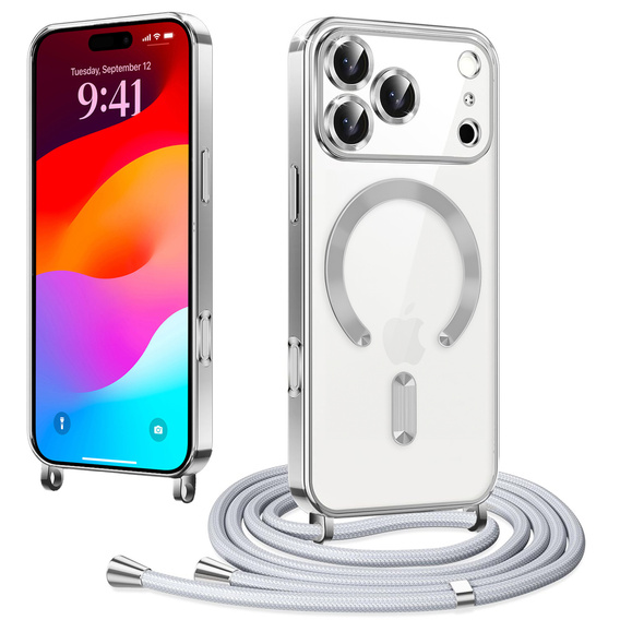 Чехол Electro MagSafe с ремешком для iPhone 17 Pro Max