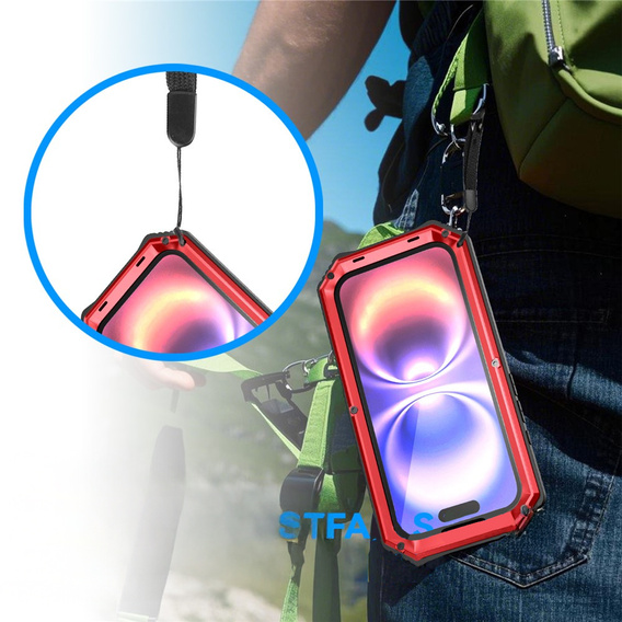 Броньований чохол з підставкою R-JUST для iPhone 17