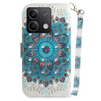 Откидной чехол для Xiaomi Redmi Note 13 5G, Wallet, Mandala Flower