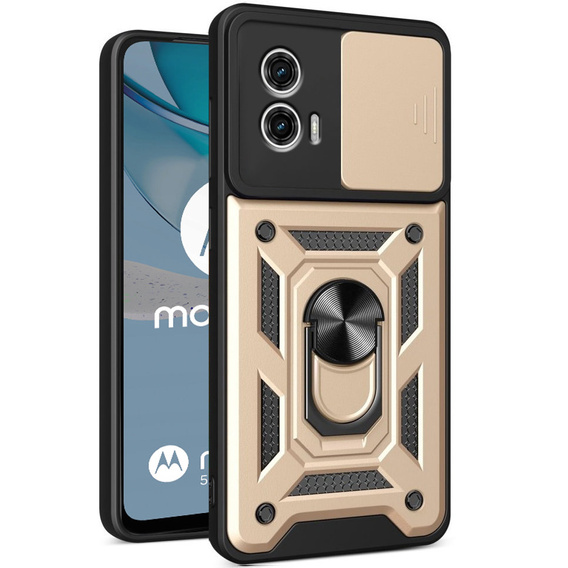 Чохол NOX Camera Slide Motorola Moto G53 5G, CamShield Slide, золото