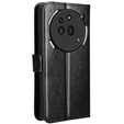 Откидной чехол для Nothing Phone 3A Pro, Crazy Horse Wallet, чёрный