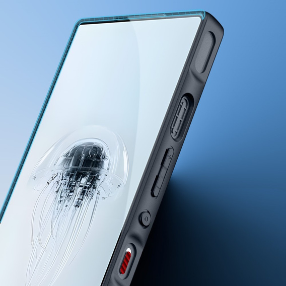 Чохол DuxDucis для ZTE nubia Red Magic 10 Pro / 10 Pro+ 5G, Aimo case, прозорий / чорний