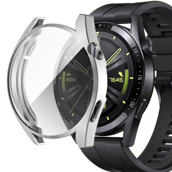 Etui z wbudowanym szkłem do Huawei Watch GT 3 42mm - Silver
