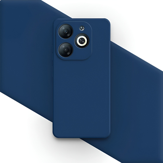 Чехол до Infinix Hot 40i, Silicone Lite, синий