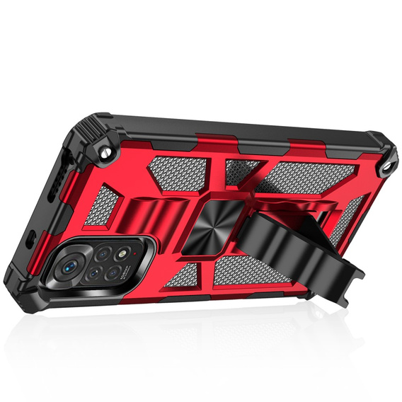 Чoхол до Xiaomi Redmi Note 11 / 11S, Armor Kickstand, червоний