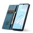 Чехол CASEME для Huawei P30 Pro, Leather Wallet Case, синий