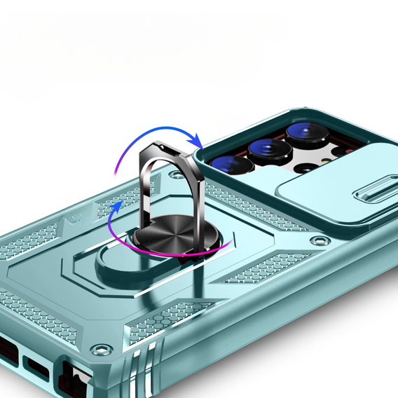 Чохол NOX Camera Slide Samsung Galaxy S23 Ultra, CamShield Slide, зелений
