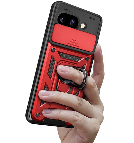 Чохол NOX Camera Slide Google Pixel 9A, CamShield Slide, червоний
