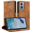 Чохол для Motorola Moto G53, ERBORD Vintage, гаманець з клапаном, коричневий