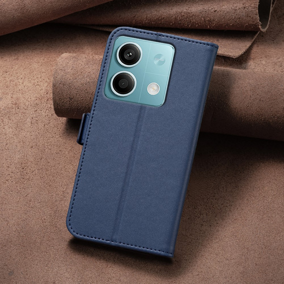 Откидной чехол для Xiaomi Redmi Note 13 5G, BINFEN Wallet, синий