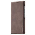 Чохол-книжка для Samsung Galaxy S23 Ultra, ERBORD Retro, коричневий