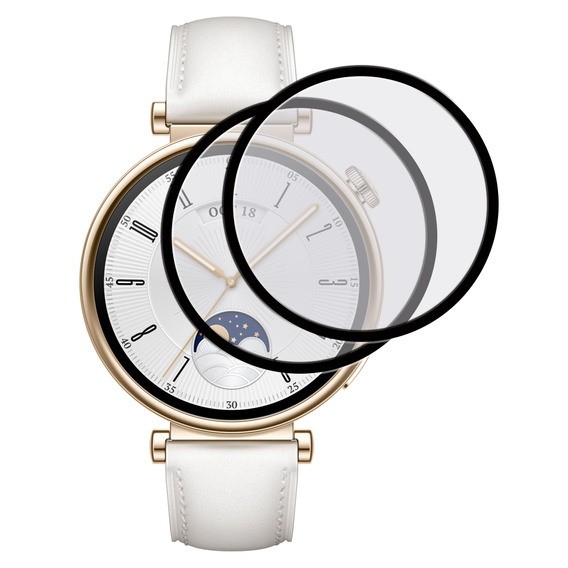 2x Гибридное стекло ERBORD для Huawei Watch GT 4 41mm