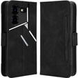 Футляр з клапаном для Tecno Pova 5 Pro 4G, Card Slot, чорний