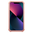Бронированный чехол для iPhone 13 / 14, Dexnor Full Body, розовый rose gold