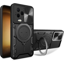 Бронированный чехол для Infinix Note 12 2023, CamShield Slide, чёрный