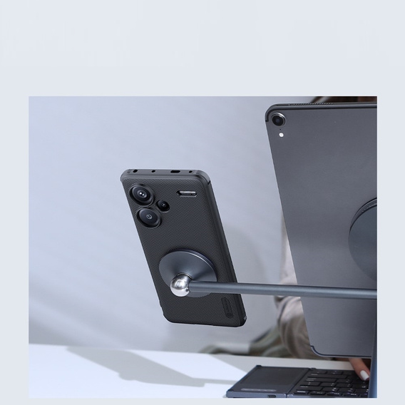 Чохол NILLKIN для Xiaomi Redmi Note 13 Pro+, Frosted Shield, для MagSafe, чорний