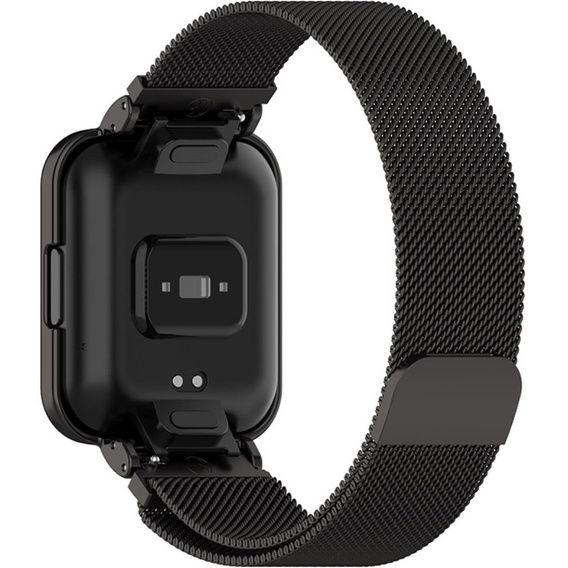 Металический браслет с чехлом для часов Xiaomi Redmi Watch 2 Lite, Black