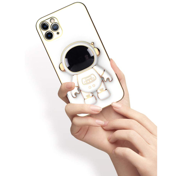 Чехол до iPhone 11 Pro Max, Astronaut, белый