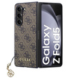 Чoхол GUESS до Samsung Galaxy Z Fold 5, 4G Charms Collection Hardcase, коричневий
