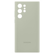 Оригинальный чехол Samsung для Galaxy S22 Ultra, Silicone Cover, Olive Green