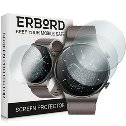 Захисне скло 2х Erbord для дисплею смарт годинника Huawei Watch GT 2 Pro