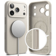 Чохол Ringke для iPhone 17 Pro Max, силіконовий магнітний MagSafe, камінь