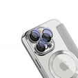 Откидной чехол для iPhone 16 Pro, RFID Wallet MagSafe CamShield, серебряный