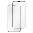 2x Скло захисне загартоване для iPhone 12 Pro Max, ERBORD Easy App Full Screen Protector