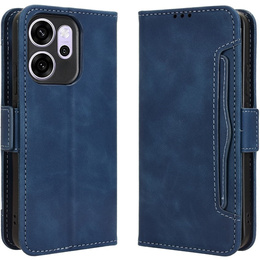 Футляр з клапаном для Oppo Reno 13, Card Slot, чорний