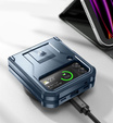 Бронированный чехол для Samsung Galaxy Z Flip 4 5G, Dexnor Clip Holder, темно-синий