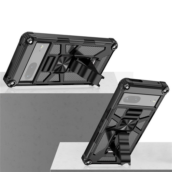 Чехол до Google Pixel 7, Armor Kickstand, чёрный