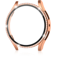 2в1 чехол и защитное стекло для часов Samsung Galaxy Watch 5 44mm, Pink 