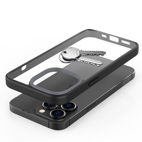 Чoхол до iPhone 13 Pro, ERBORD Hybrid Case, чорний