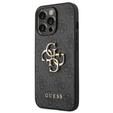 Чехол GUESS до iPhone 14 Pro, 4G Big Metal Logo, серый