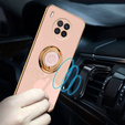 Чoхол до Huawei Nova 8i, Case, Electro Ring, рожевий rose gold