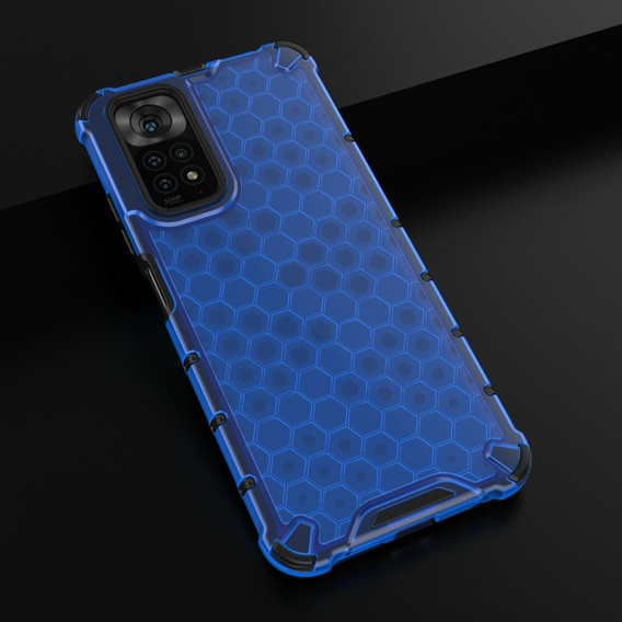Панцирный чехол Honeycomb для Xiaomi Redmi Note 11/11S, Blue