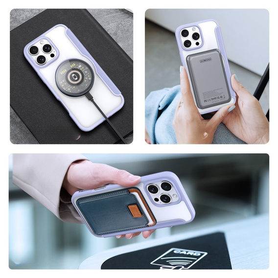 Чехол Dux Ducis до iPhone 16 Pro, Skin X Pro, MagSafe, фиолетовый